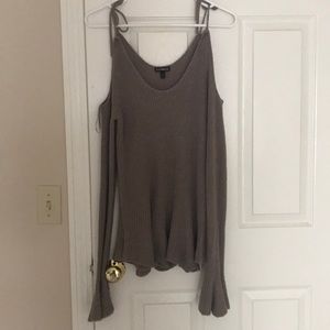 Express cold shoulder sweater